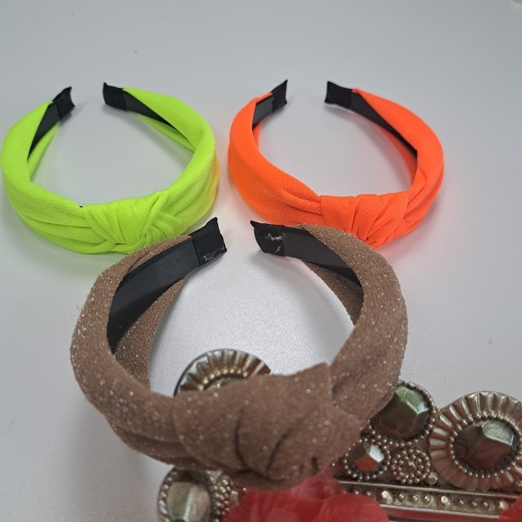 3 pack <<new>>Turban knot headband made of fabric and plastic‎ - Picture 2 of 8